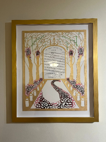 Wonderland Aisle - Custom Watercolor Painted Ketubah